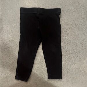 Kids Black Pull-On Leggings (12 months)